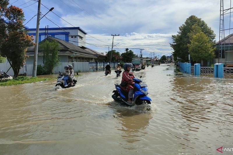 Sungai Kayan Meluap, Banjir Landa Tanjung Selor dan Beberapa Kecamatan di Bulungan
