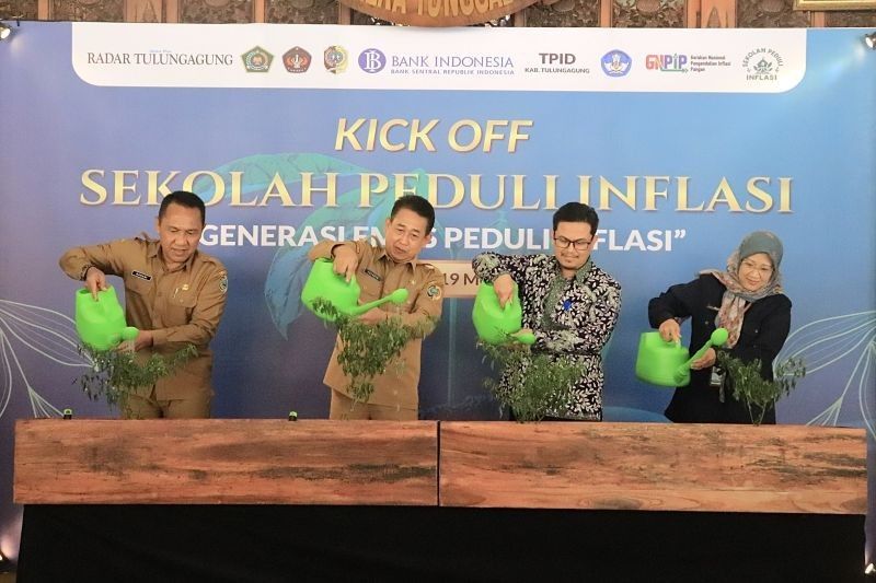 BI Kediri dan Pemkab Tulungagung Bersinergi Kendalikan Inflasi Lewat Program Sekolah Peduli Inflasi