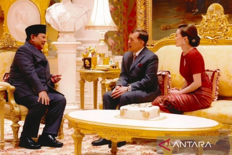 Presiden Prabowo Subianto Diterima Raja Thailand Rama X di Amphorn Royal Palace, Bangkok