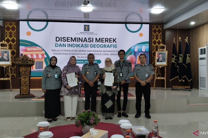 Kemenkum Sumsel Dorong Standar Produk Lokal Lewat Diseminasi Merek dan Indikasi Geografis