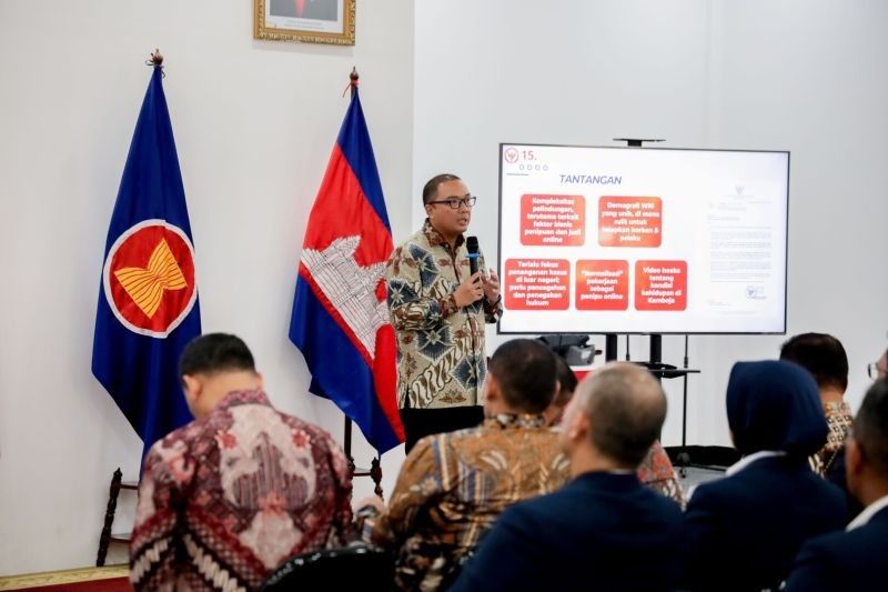 Dubes RI dan Sespimti Polri Bahas Penanggulangan Kejahatan Lintas Negara di Kamboja
