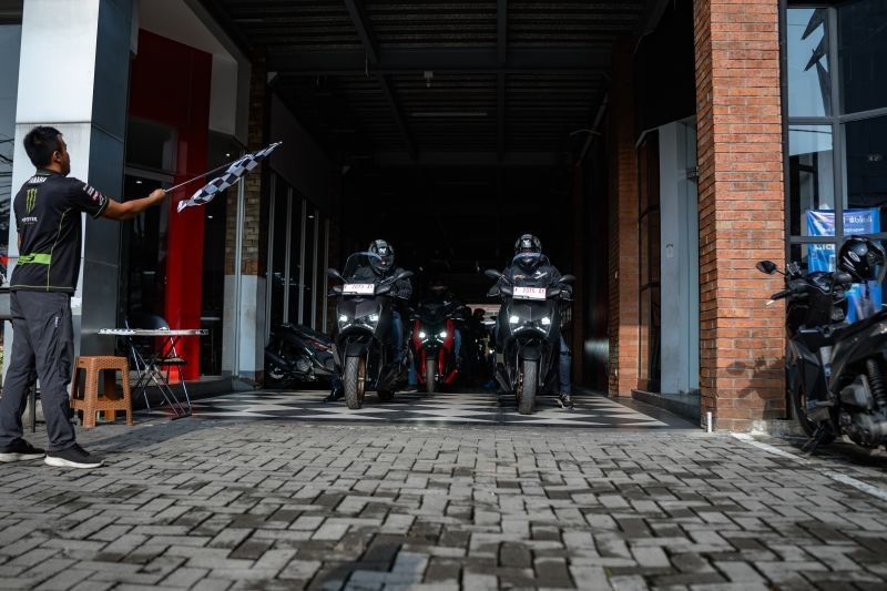 Satu Dekade NMAX, Yamaha Ajak Jurnalis Touring Bogor-Bandung