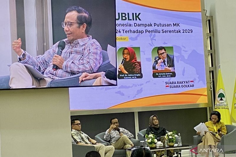 Mahfud MD: Jadwal Pemilu Seharusnya 'Open Legal Policy', Bukan Ranah Mahkamah Konstitusi