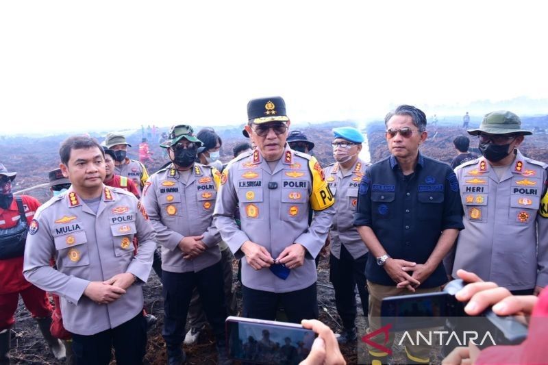 Kapolda Jambi Perintahkan Penyelidikan Karhutla di Gambut Jaya: Terungkap 32 Titik Api