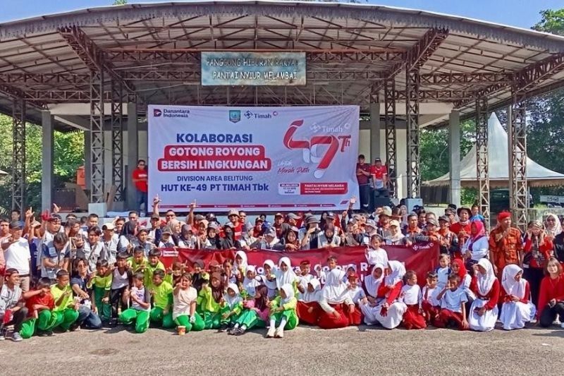 Gotong Royong Bersih-bersih: 533 Kg Sampah Terkumpul di Pantai Nyiur Melambai, Tingkatkan Kebersihan Objek Wisata Belitung Timur