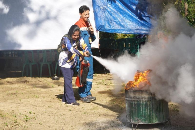 Tahukah Anda? Pertamina Latih Kelompok Kebun Raya Tua Tunu Mitigasi Kebakaran Hutan di Musim Kemarau