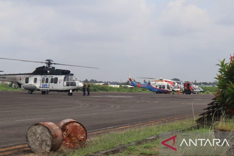 Ternyata, 6 Pesawat dan Helikopter Tiba di Jambi untuk Padamkan Karhutla, Ratusan Hektar Lahan Terbakar