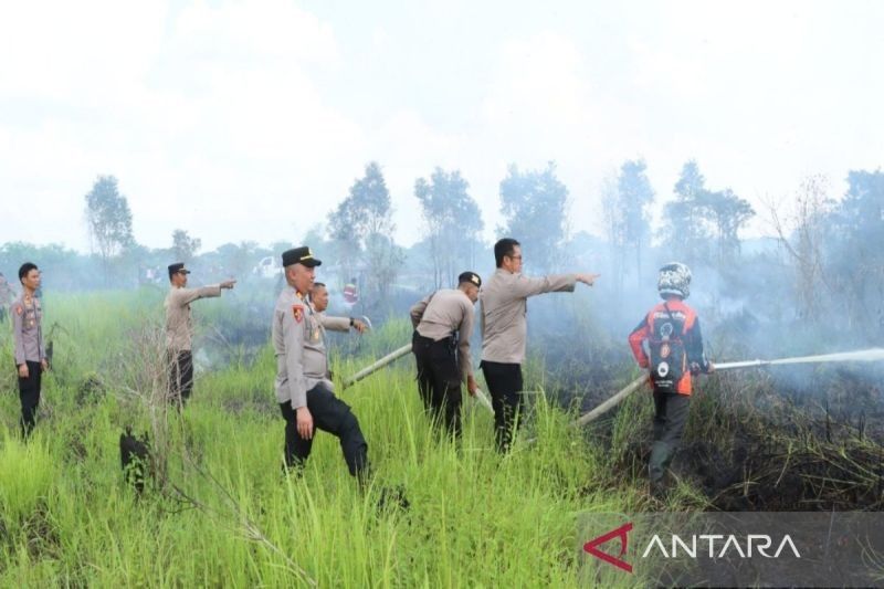 Pentingnya Padamkan Api Kecil: Kapolres HSU Ingatkan Bahaya Karhutla yang Membesar