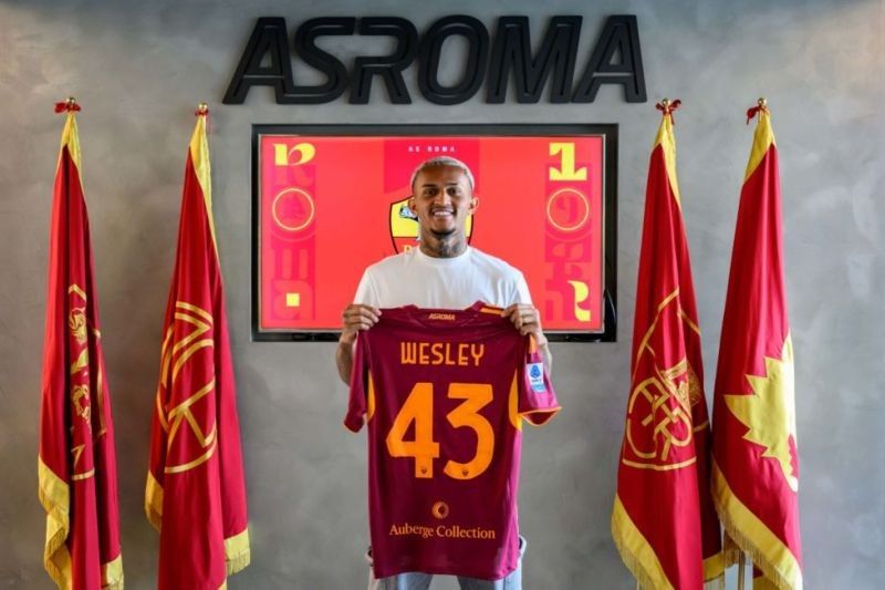 Fakta Unik Wesley Franca: Resmi Gabung AS Roma, Jadi Pemain ke-46 Sepanjang Sejarah Giallorossi!