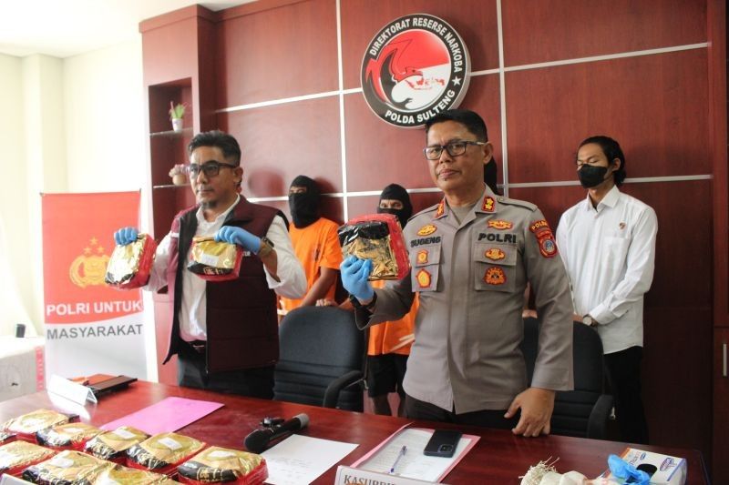 Terungkap! 30 Kg Sabu Disita, Sindikat Narkoba Indonesia Malaysia Digulung di Sulawesi Tengah
