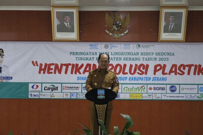 Wabup Serang Ajak Warga Kurangi Sampah Plastik: Tahukah Anda, Plastik Butuh Ratusan Tahun Terurai?