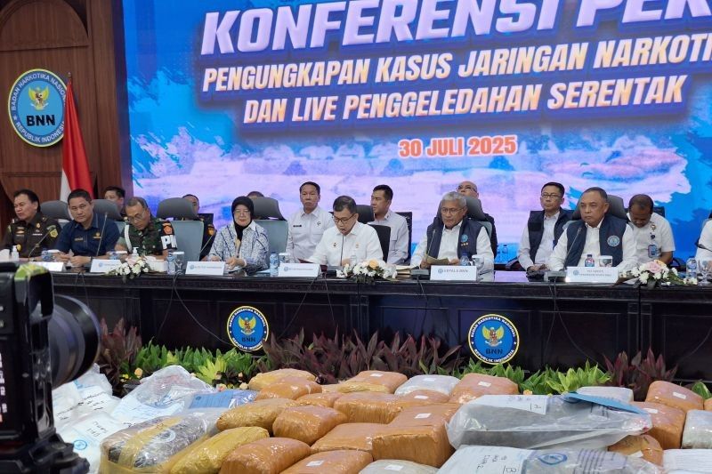 Trivia Narkoba: BNN Sita 561 Kg Narkoba Senilai Rp852 Miliar, Ungkap Jaringan Internasional