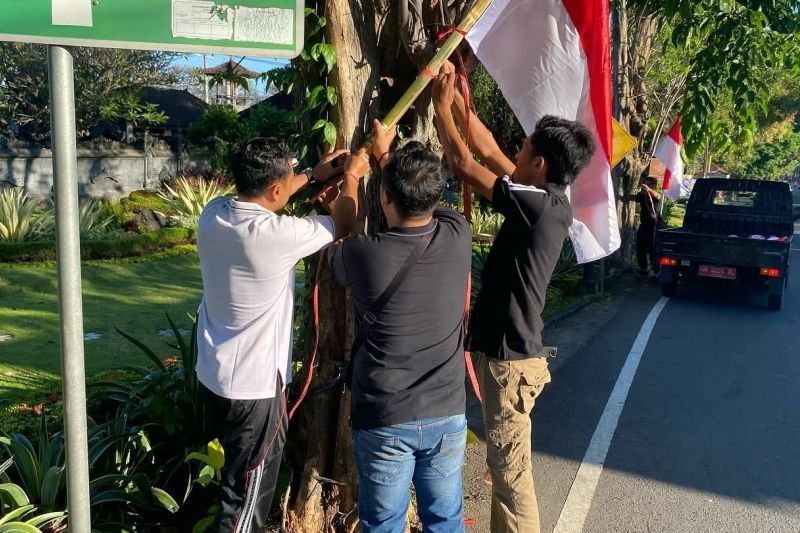 Fakta Unik: 7.094 Bendera Merah Putih Berkibar di Buleleng Sambut HUT RI ke-80
