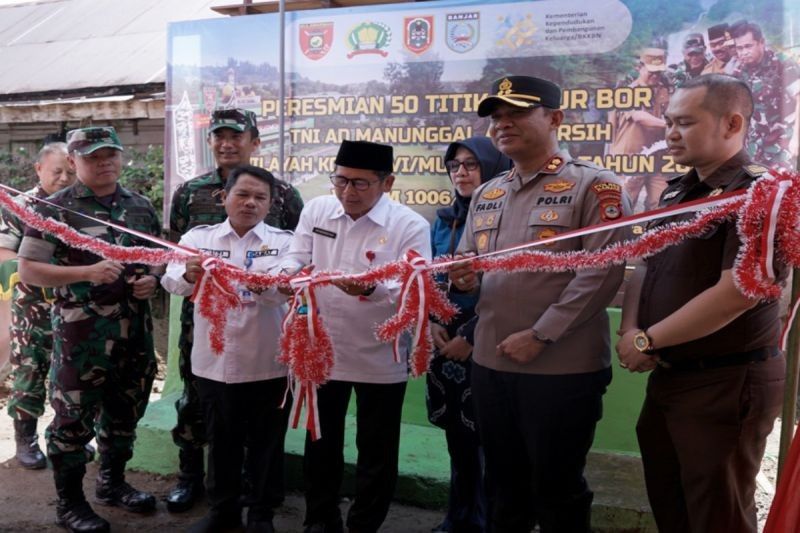 Fakta 50 Titik: Kodam Mulawarman Bangun Sumur Bor Atasi Krisis Air di Kalsel, Dukung Penurunan Stunting!