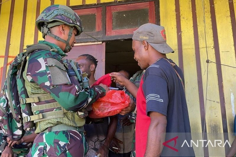 Satgas Yonif 521/DY: Memperkokoh Persatuan di Pedalaman Yalimo Papua Pegunungan Jelang HUT RI