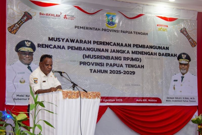 Terungkap! Ini 5 Sektor Prioritas Pembangunan Papua Tengah 2025-2029 yang Jadi Fokus Pemprov