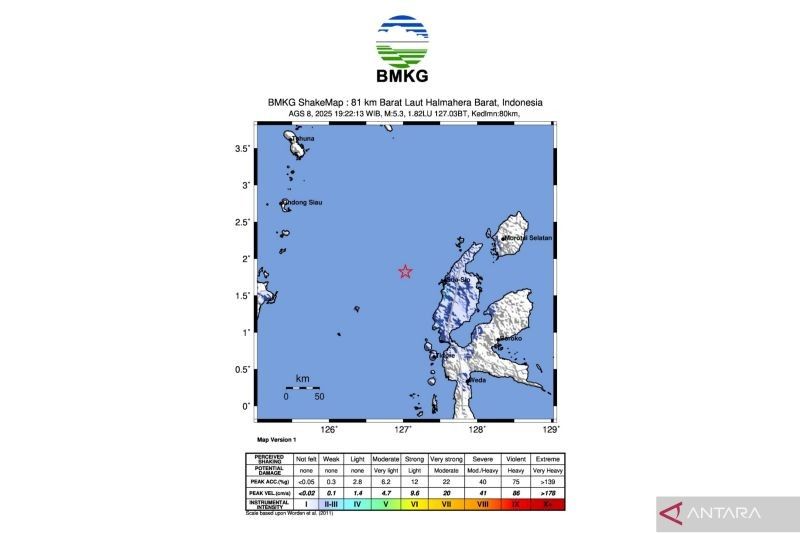 Fakta Gempa 5,4 Magnitudo di Halmahera Barat: Dipicu Lempeng Laut Maluku