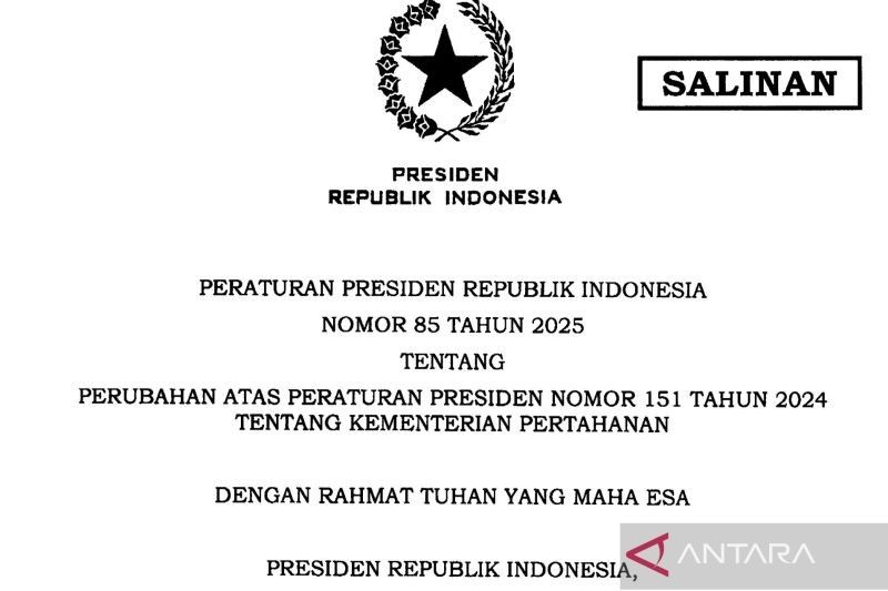 Tahukah Anda? Presiden Prabowo Resmikan Struktur Baru Kementerian Pertahanan dengan Dua Badan Tambahan