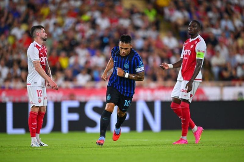 Hebat! Inter Milan Taklukkan AS Monaco 2-1 Meski Bermain dengan 10 Orang