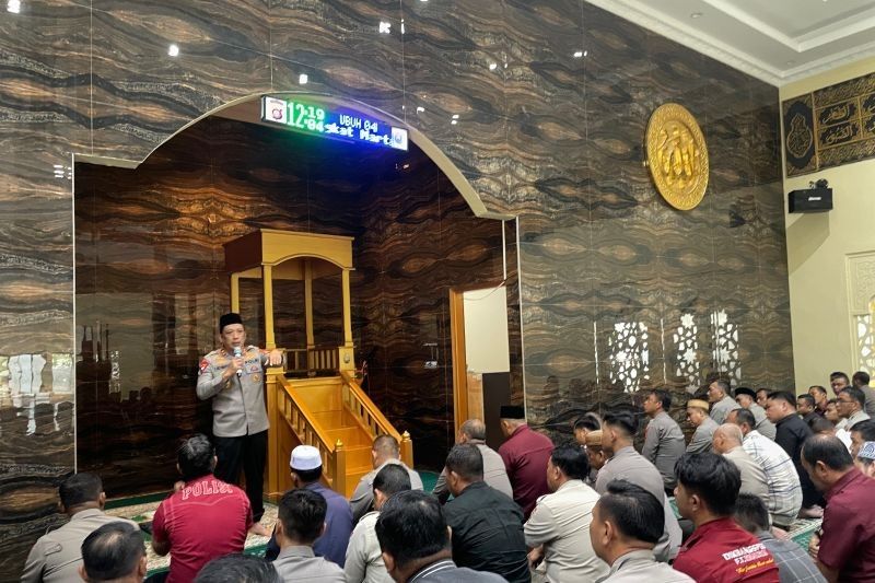 Kapolda Gorontalo Ajak Personel Makmurkan Masjid, Bentuk Polisi Berakhlak Mulia