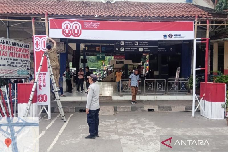 Fakta Unik: Terminal Kampung Rambutan Bersolek Meriah Sambut HUT RI ke-80