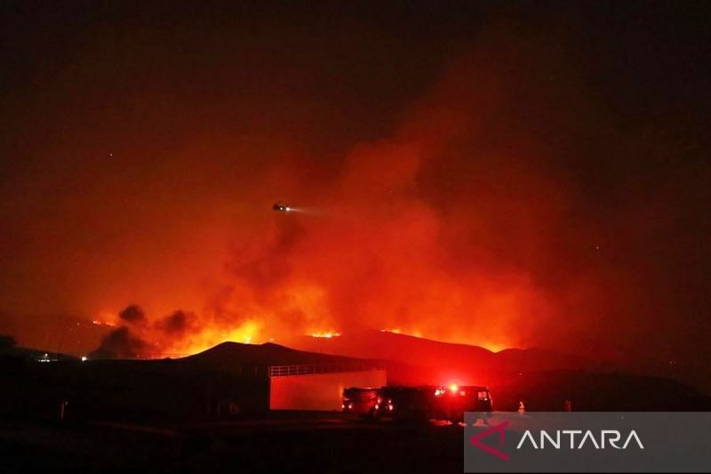 Tragis, Kebakaran Hutan California Selatan Meluas Cepat, Hanguskan Ribuan Hektar Lahan