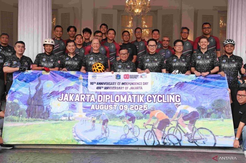 51 Km Bersepeda, Pemprov DKI Dorong Diplomasi Publik Lewat Jakarta Diplomatic Cycling