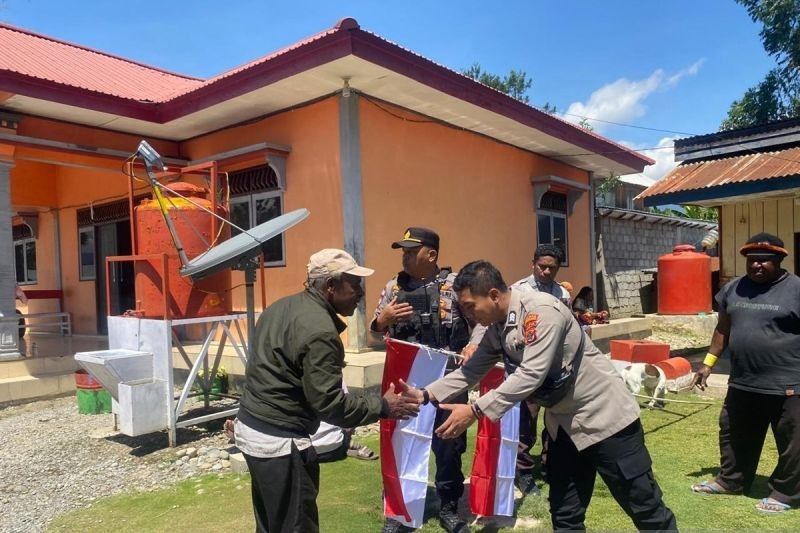 Polres Jayawijaya Imbau Pemasangan Bendera Merah Putih: Wujud Nasionalisme Jelang HUT Kemerdekaan RI