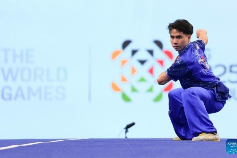 Seraf Naro Siregar Sabet Perak Wushu di The World Games 2025: Hampir Raih Emas, Hanya Terpaut 0,11 Poin!