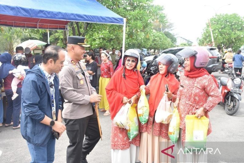 Polres Bulukumba Gelar Gerakan Pangan Murah, Harga Beras SPHP Cuma Rp56.500 per 5 Kg! Bantu Tekan Inflasi Daerah