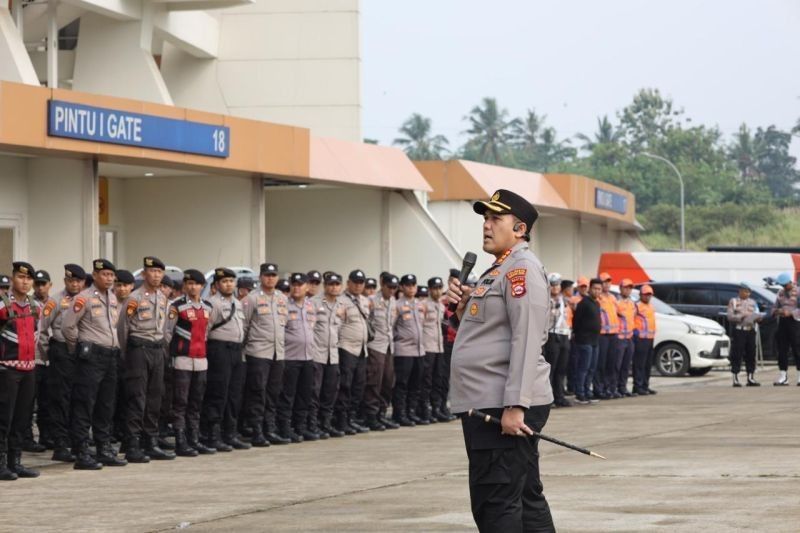 Pengamanan Super League Banten: 313 Personel Polda Banten Dikerahkan di Banten International Stadium
