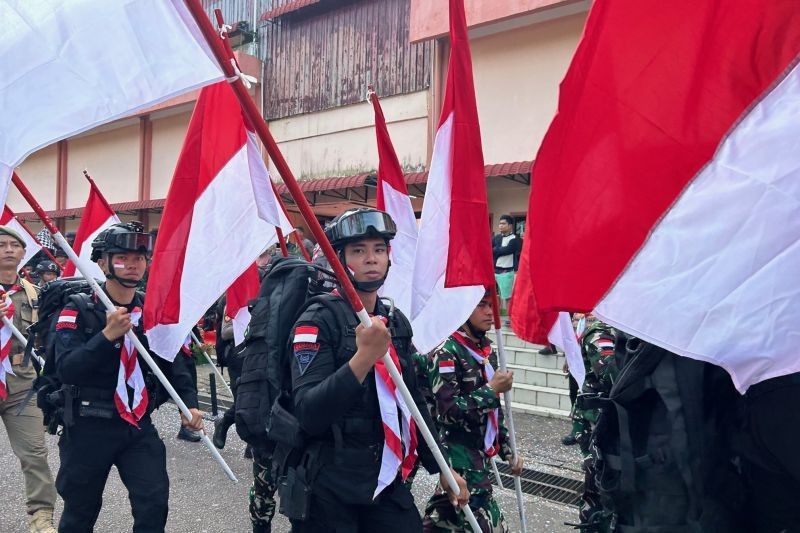 Fakta Unik Kirab Kebangsaan Batam: 80 Personel Gabungan Tempuh 17 KM Sambut HUT RI ke-80