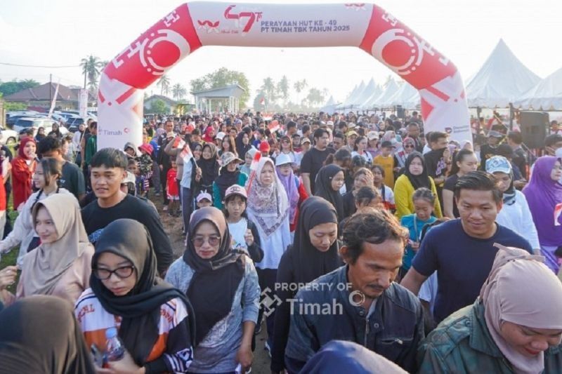 Ribuan Warga Belinyu Antusias Ikuti Pekan Sehat PT Timah, Meriahkan HUT ke-49 dan Sambut Kemerdekaan RI