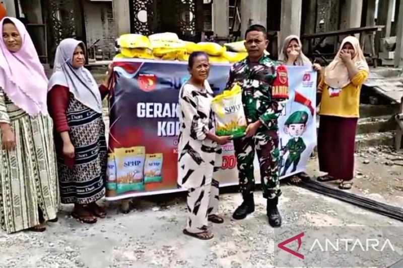 Sambut HUT ke-80 RI, Kodim 1504 Ambon Gelar Pasar Pangan Murah, Bantu Warga Dapatkan Beras Terjangkau