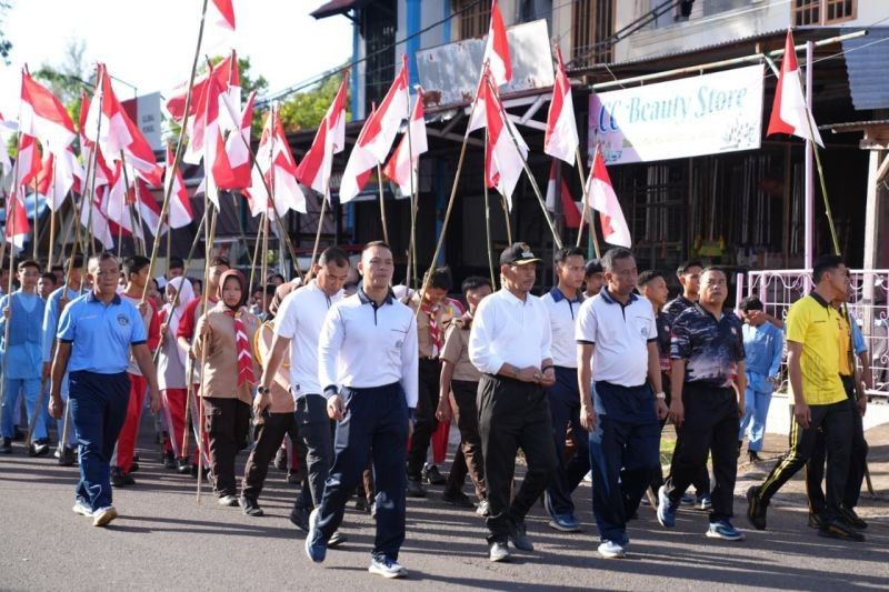Fakta Unik: 2.025 Bendera Merah Putih Berkibar Megah di Sabang Sambut HUT ke-80 RI, Simbol Persatuan Bangsa