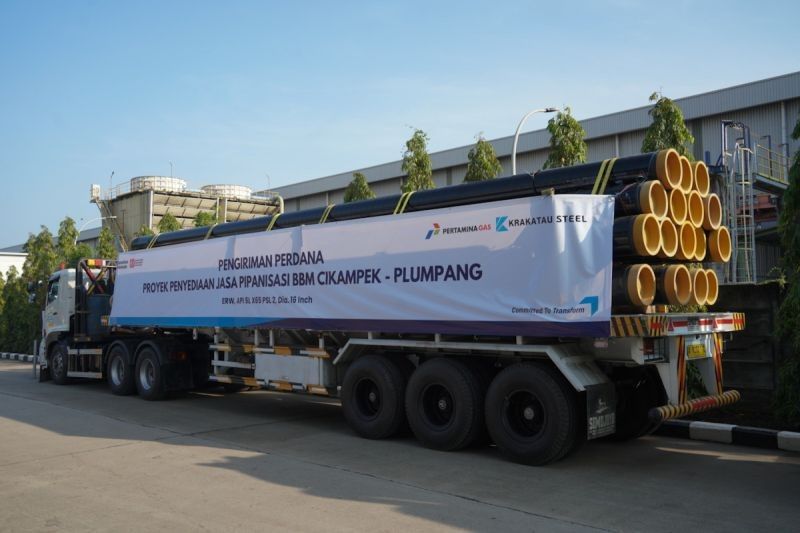 Sinergi BUMN Wujudkan Ketahanan Energi: Pertagas dan Krakatau Steel Resmikan Proyek Pipa BBM Cikampek-Plumpang Sepanjang 96 KM
