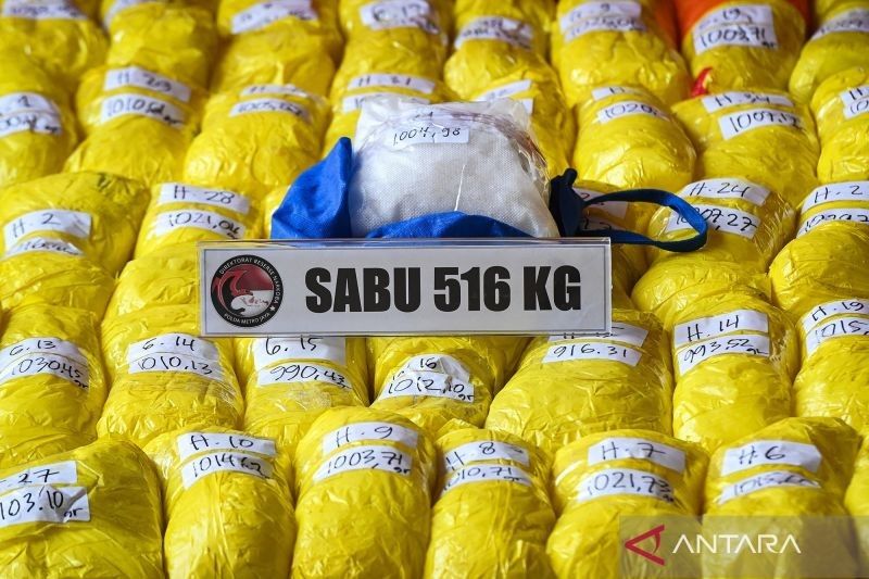 Fantastis! 516 Kg Sabu Disita, Legislator Puji Keseriusan Polda Metro Jaya Bongkar Peredaran Narkoba Jaringan Internasional