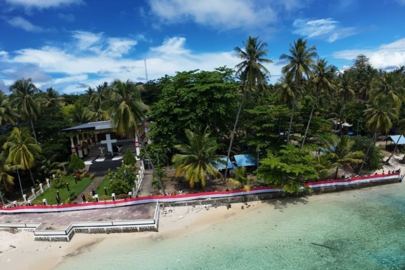 Fakta Unik Pulau Mansinam: Pembentangan Bendera Merah Putih Sepanjang 80 Meter Sambut HUT RI ke-80