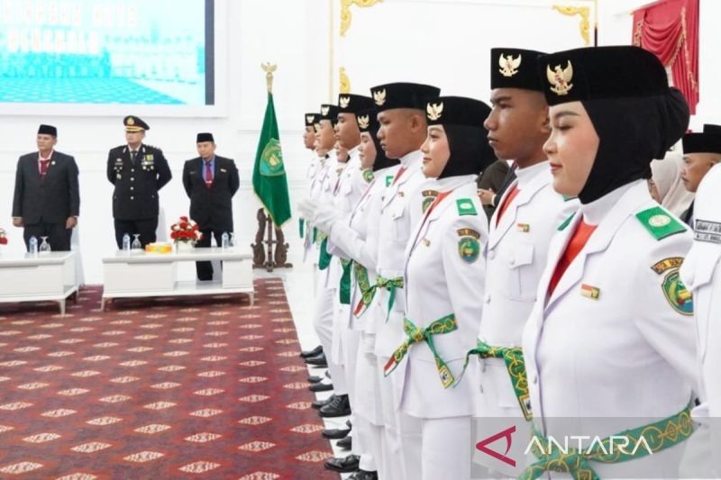 Hanya 30 Terpilih: Paskibraka Kota Bengkulu Siap Kibarkan Bendera Merah Putih HUT RI ke-80