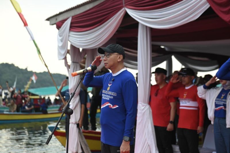 Pecahkan Rekor MURI! Upacara HUT RI ke-80 di Laut Lampung Tunjukkan Potensi Maritim Daerah