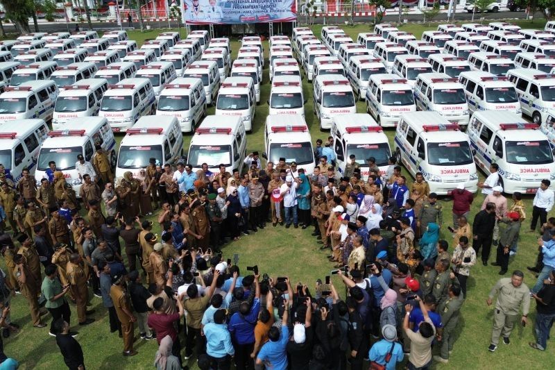 Kado Istimewa HUT RI ke-80, Pemprov Bengkulu Salurkan 130 Ambulans Gratis ke Desa-desa