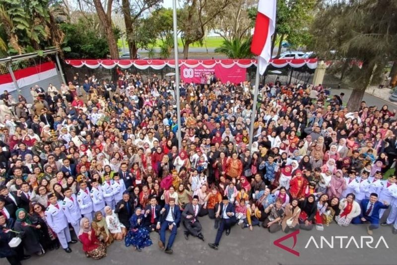 Fakta Unik HUT ke-80 RI di Melbourne: Ribuan Undangan Meriahkan Upacara, Paskibra Kibarkan Bendera di Federation Square