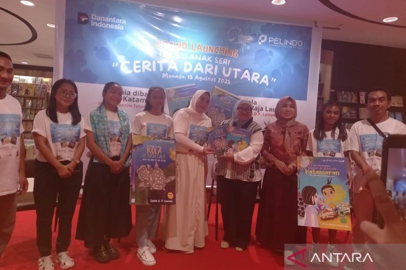 Pelindo-PLS Luncurkan Buku Anak Cerita dari Utara: Kisah Ikan Purba dan Katamaran dari Bunaken dalam Dua Bahasa