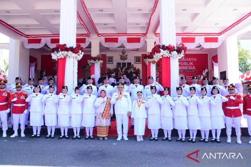 Bangga! Paskibraka Gorontalo Tampil Sempurna pada Peringatan HUT ke-78 Kemerdekaan RI