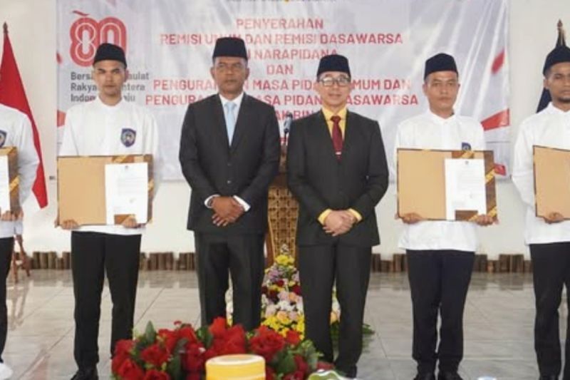 Ratusan Narapidana Lapas Subang Raih Remisi HUT ke-80 RI, Belasan Langsung Bebas!