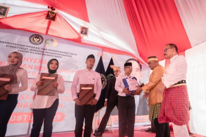 Remisi Narapidana Sulbar: 1.486 Warga Binaan Dapat Keringanan Hukuman di HUT Kemerdekaan ke-80