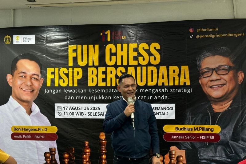 Boni Hargens: Catur Bukan Sekadar Strategi, Perkuat Advokasi Kebijakan ILUNI UI sebagai Laboratorium Gagasan