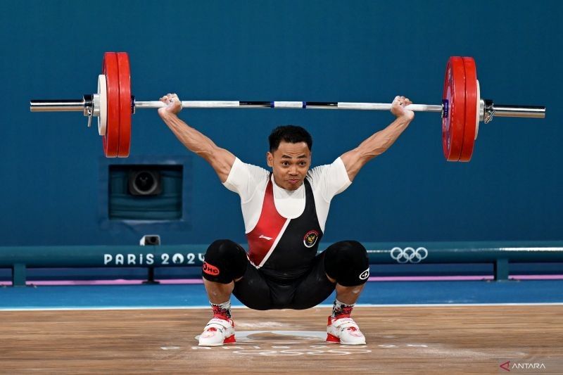 Koleksi Medali ke-9! Eko Yuli Irawan Sabet Perunggu Snatch Kejuaraan Dunia Angkat Besi 2025 Norwegia