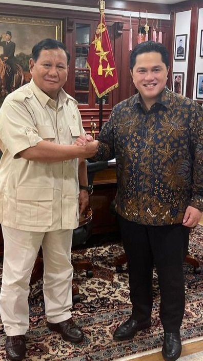 Survei Poltracking: Pemilih Prabowo di Jatim Dukung Erick Thohir Jadi Cawapres