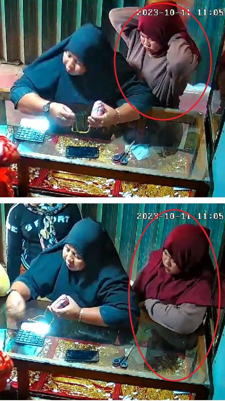 Viral Video Ibu-ibu Curi Emas di Toko Perhiasan, Aksinya Terekam CCTV